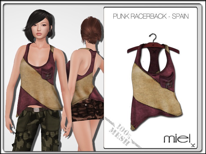 MIEL PUNK RACERBACK - Spain (MESH)