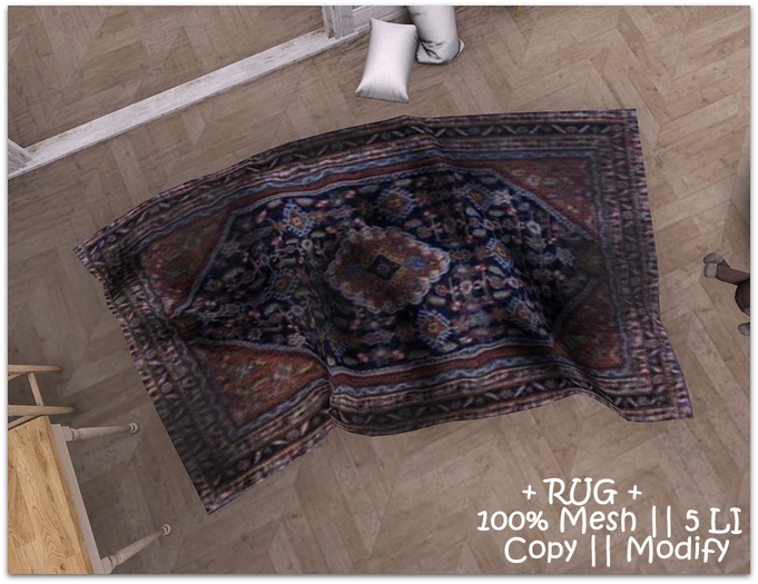 || When I'm Bored || Decor || 100%  Mesh ||  Rug ||  Nr - 8 || Dirty