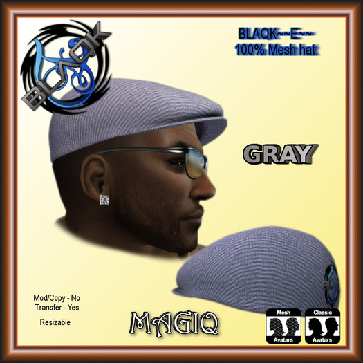 Gray Magiq Hat