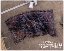 || When I'm Bored || Decor || 100%  Mesh ||  Rug ||  Nr - 10