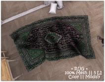 || When I'm Bored || Decor || 100%  Mesh ||  Rug ||  Nr - 9