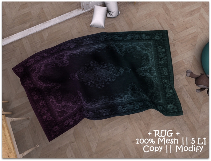 || When I'm Bored || Decor || 100%  Mesh ||  Rug ||  Nr - 16 || Ombre