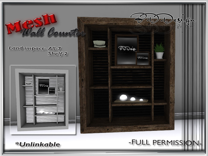 .::B.D.D::. FULL PERM-Wall Counter