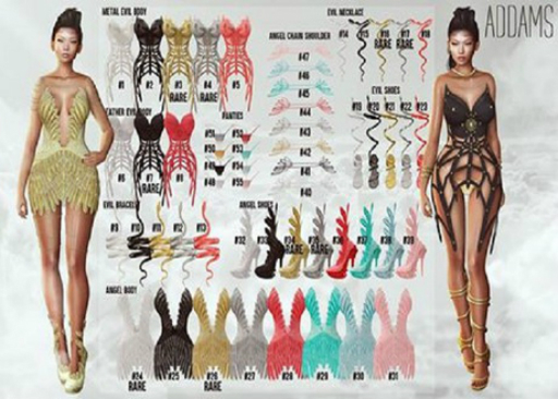 Addams // Sury Evil Body // Maitreya - N*4 - RARE