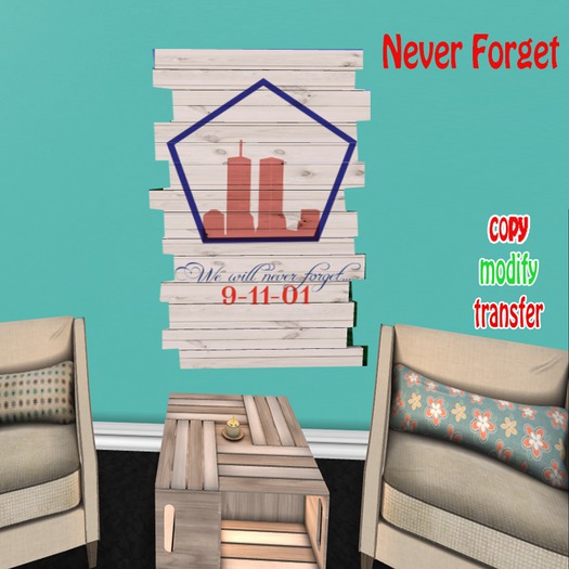 [AmHun] Planked Decor - Never Forget - PROMO- GIFT- SALE