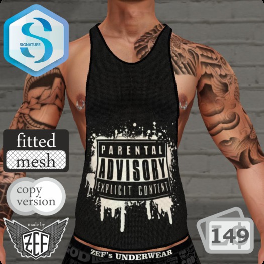 Zef - tank top - ADVISORY_BLK