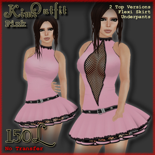 [ Demure ] Kimi Outfit - Pink