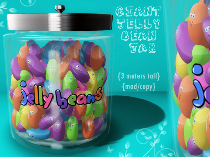 Giant Jar of Mesh Jelly Beans (mod/copy)