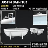 Tool Shed - Justin Bath Tub Kit