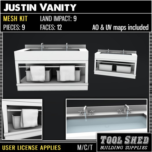 Tool Shed - Justin Vanity Mesh Kit