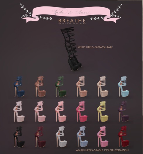 [BREATHE]-Amari Heels-Purple-Maitreya