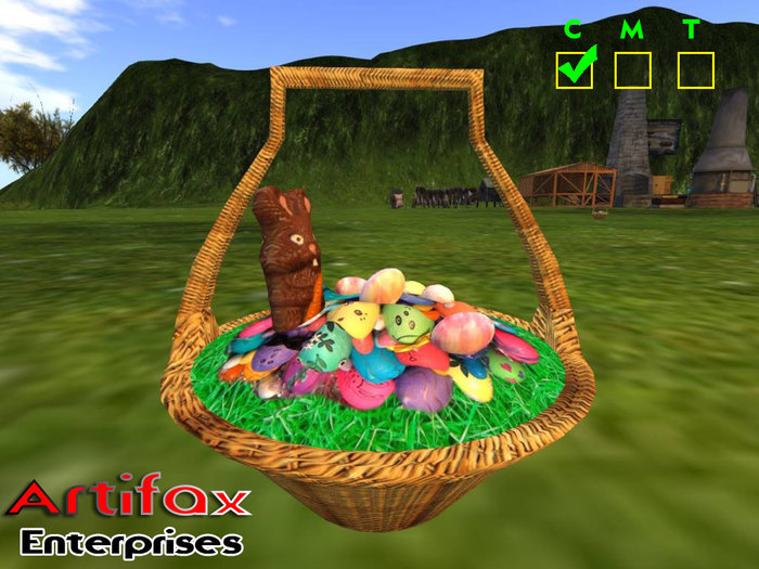 Artifax Enterprises Easter Basket (Boxed)