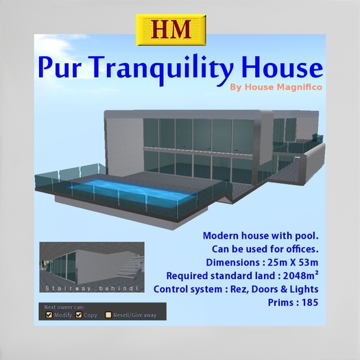 Second Life Marketplace HM Pur Tranquility House
