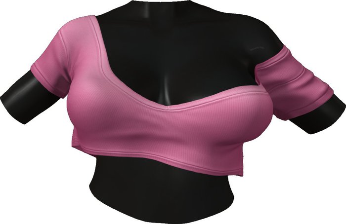 RIOT / Cecelia Crop Tee - Blush | Maitreya/ Belleza/ Slink/ TMP