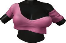 RIOT / Cecelia Crop Tee - Blush | Maitreya/ Belleza/ Slink/ TMP