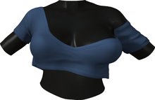 RIOT / Cecelia Crop Tee - Haze | Maitreya/ Belleza/ Slink/ TMP