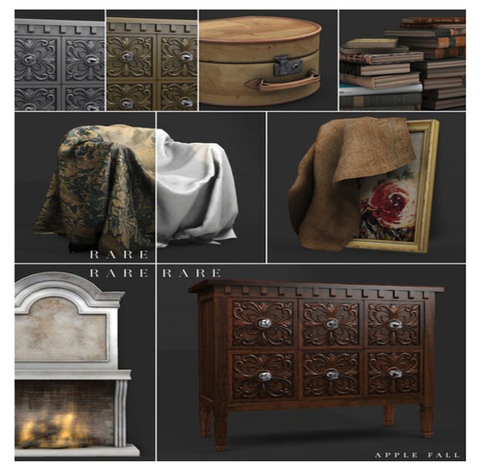 AF Fleur Sideboard (Mahogany) RARE