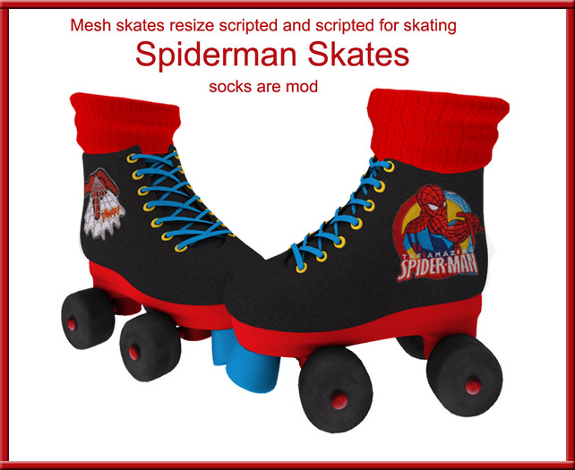 Spiderman Skates (boxed)