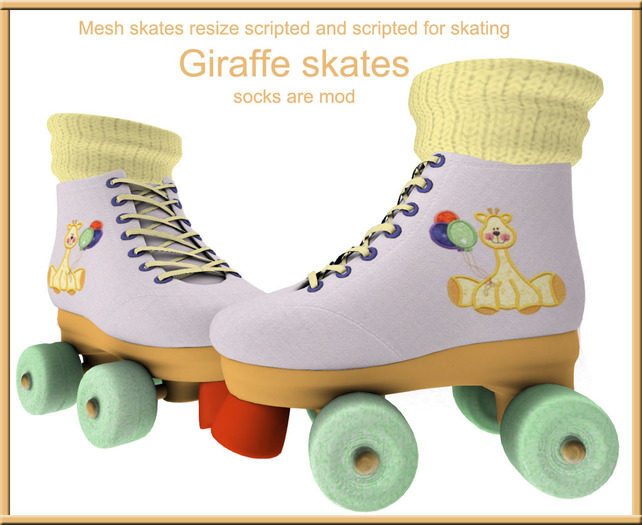 Giraffe Skates (boxed)