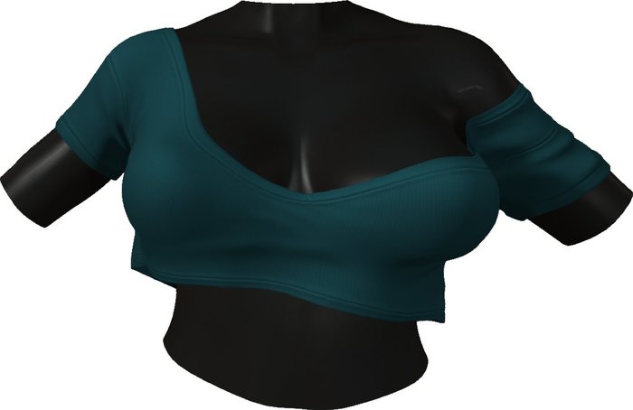 RIOT / Cecelia Crop Tee - Nautical | Maitreya/ Belleza/ Slink/ TMP