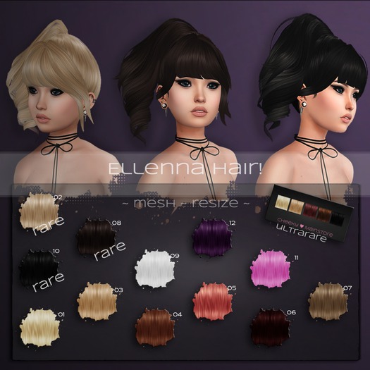 Second Life Marketplace - .:cheeky:. Ellenna Hair! [05]