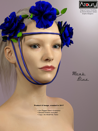 AZOURY - Moab Accessory Blue