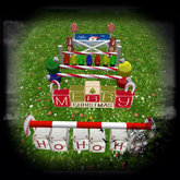 Christmas Horse jumps X7 Part mesh