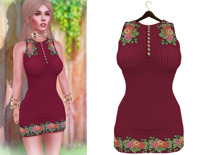 ::SC:: Dany Dress  ROSE