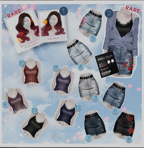 Rebel Gal :: Jinx Satin Top. (MI) [12]