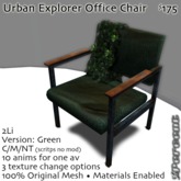 %UE Office Chair (green/ivy) *MESH* Delivery Box