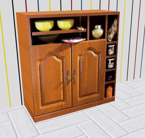 Side cabinet - Brown