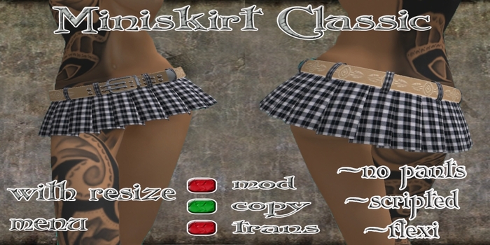 Mini Skirt Classic Grey