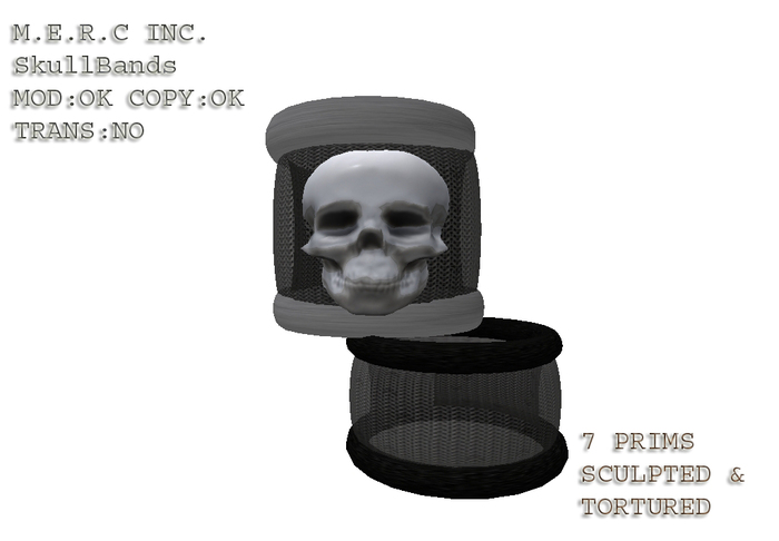 M.E.R.C INC. SKULLBANDS BOXED