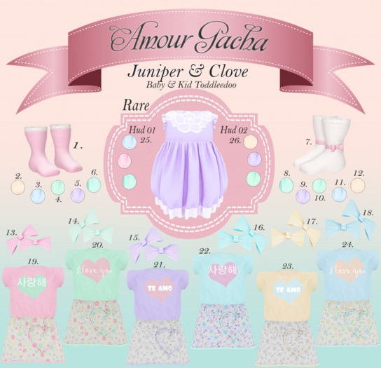 {Clove&Juniper} 6. Amour Ruffle socks {B} {Teal}