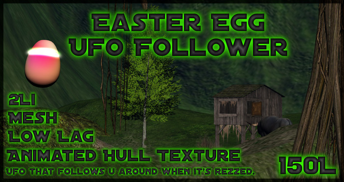 Easter Egg UFO Follower Boxed