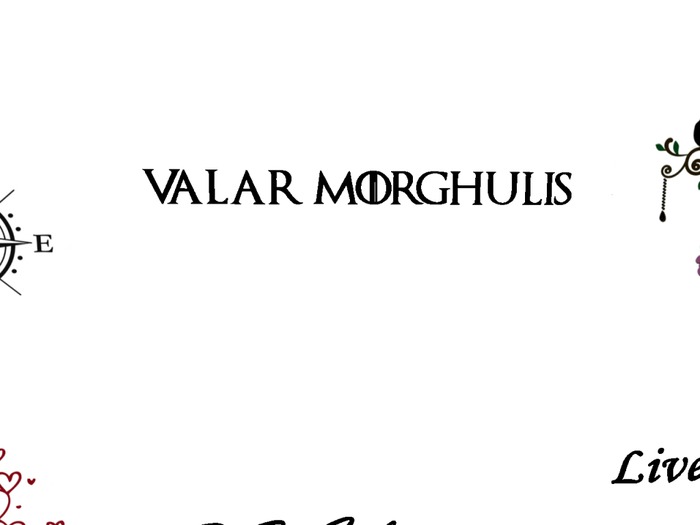 A&A Valar morghulis wall sticker