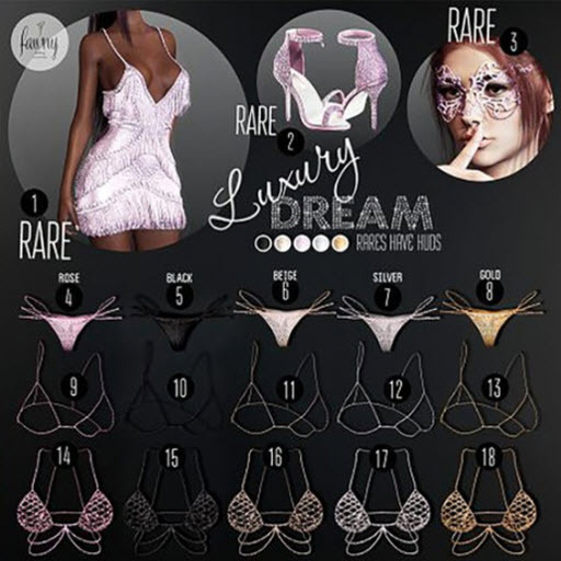 Fawny - Luxury Dream(3).Mask - RARE