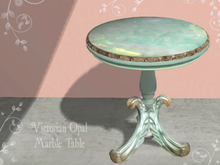 Opal Marble Victorian Mesh Table (mod/copy)