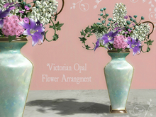 Opal Marble Victorian Mesh Flower Arrangment (mod/copy)