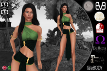 C&N kajira Dress Arella Green