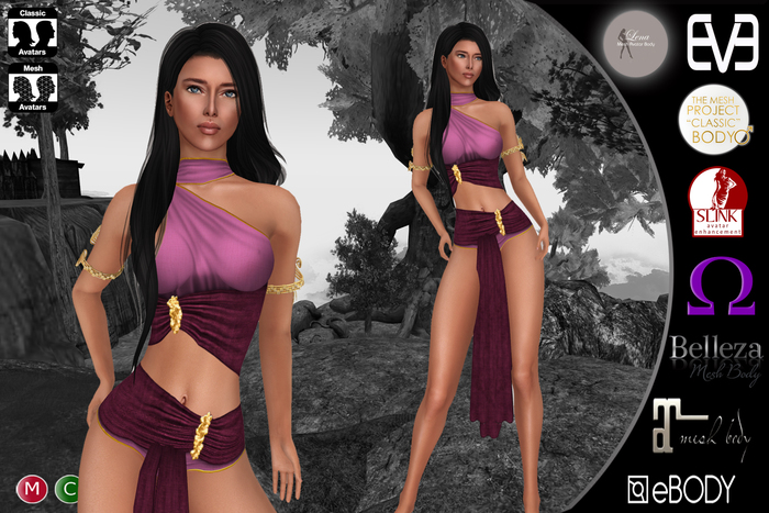 C&N kajira Dress Arella Pink