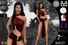 C&N kajira Dress Arella Red