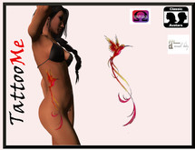 149 TattooMe red bird