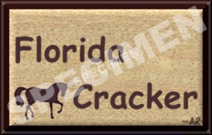 FLORIDACRACKER HORSE SIGN