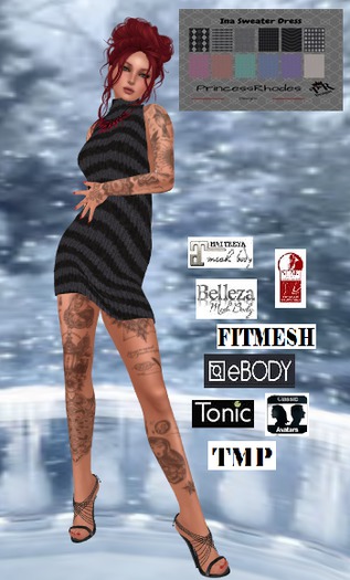 Ina Sweater Dress "BOXED"