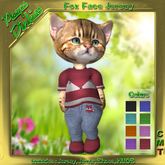 Peeps Dinkies Fox Face Jersey