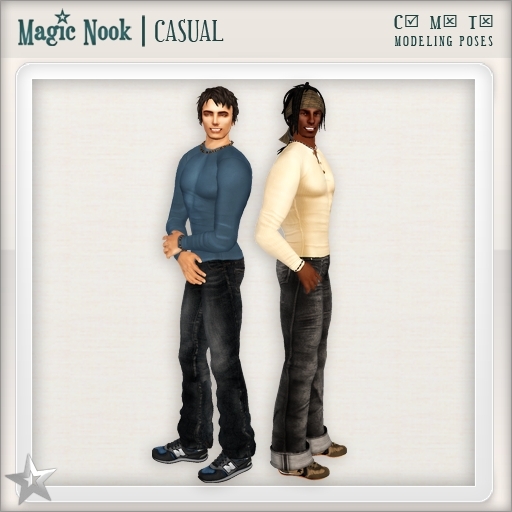 [MAGIC NOOK] Casual (Modeling Poses / Two) M