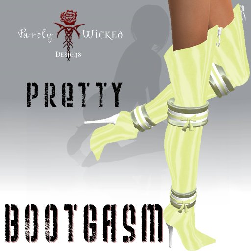 Bootgasm Pretty Boots Yellow