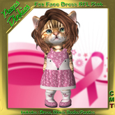 Peeps Dinkies Fox Face Dress RFL Pink
