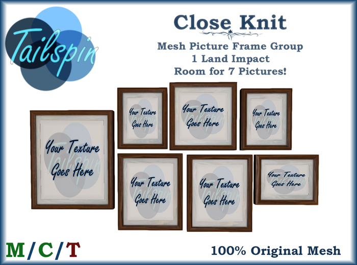 *T.S.* Close Knit Picture Frames